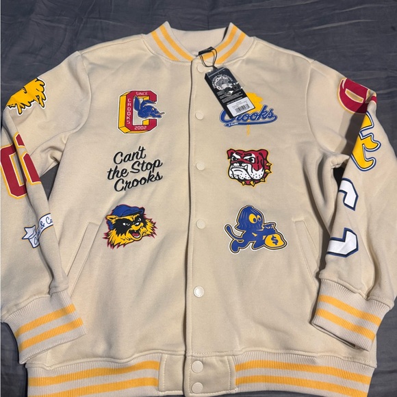 Crooks & Castles Other - Crooks and castles varsity jacket